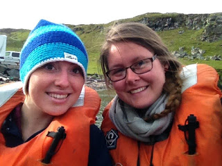  Frances and I looking fabulous in our high-vis life jackets!