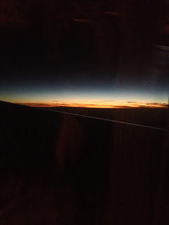 Sunset from the air!