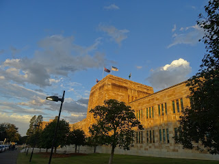 Campus looking majestic in the evening sun
